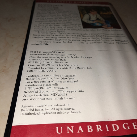 DANIELS DUCK Unabridged Recorded Book Audiocassette - Picture 6 of 11